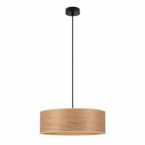 Závesné svietidlo s tienidlom z dreva čerešne Sotto Luce TSURI XL Sotto Luce