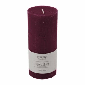 Vínovočervená sviečka Baltic Candles Rustic