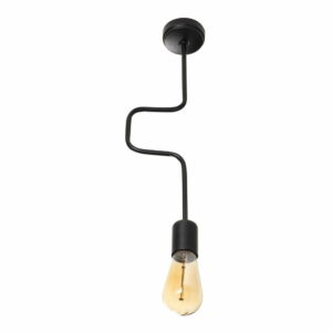 Čierne kovové závesné svietidlo Opviq lights Joshua Opviq lights