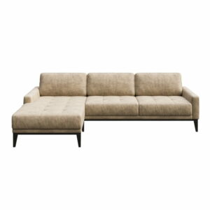 Béžová pohovka s leňoškou na ľavej strane MESONICA Musso Tufted MESONICA