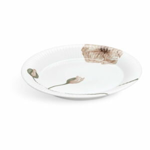 Biely porcelánový tanier Kähler Design Hammershøi Poppy