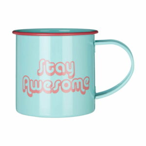 Mentolovozelený hrnček Premier Housewares Stay Awesome