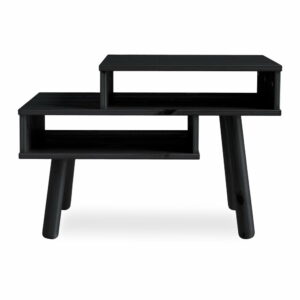 Konferenčný stolík z borovicového dreva v čiernej farbe Karup Design Haku Karup Design