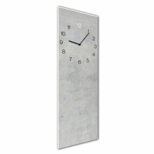Nástenné hodiny Styler Glassclock Concrete