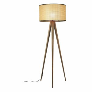 Stojacia lampa s čiernymi nohami Zuiver Tripod Webbing Zuiver