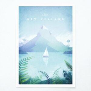Plagát Travelposter New Zealand