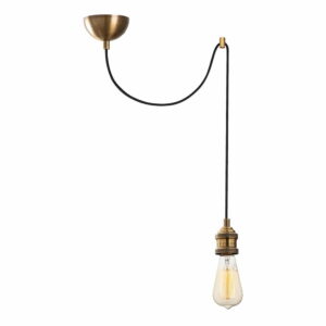 Závesné svietidlo v bronzovej farbe Opviq lights Kabluni Opviq lights