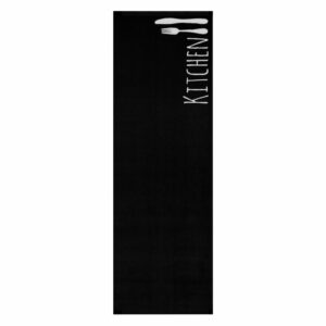 Kuchynský behúň Hansa Home Cook & Clean Black Kitchen