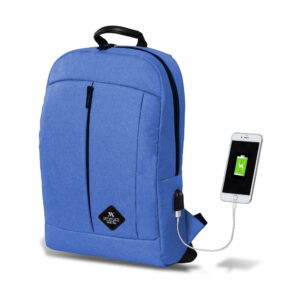 Modrý batoh s USB portom My Valice GALAXY Smart Bag Myvalice