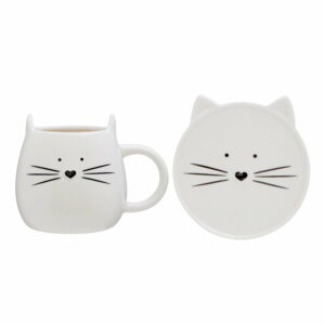 Mačacia šálka s tanierikom Premier Housowares Cat