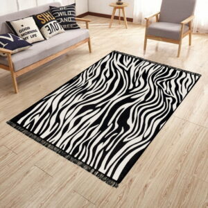 Obojstranný prateľný koberec Kate Louise Doube Sided Rug Zebra