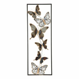 Kovová nástenná dekorácia Mauro Ferretti Butterflies Mauro Ferretti