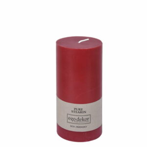 Červená sviečka Baltic Candles Eco