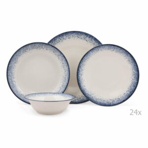 24-dielna sada porcelánového riadu Kutahya Hurgo Kütahya Porselen