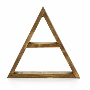 Nástenná drevená polica Geometric Evila Originals