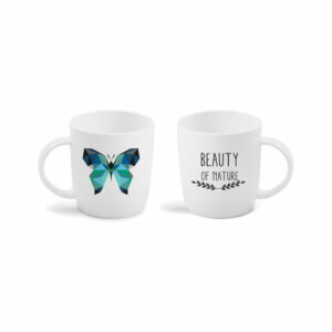 Hrnček Vialli Design Butterfly s obojstrannou potlačou