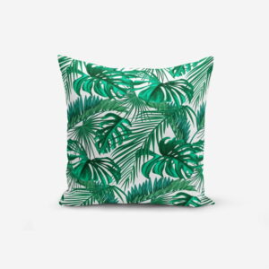 Obliečka na vankúš s prímesou bavlny Minimalist Cushion Covers Mint Green Kavanice