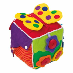 Plyšová kocka pre rozvoj motoriky Legler Baby 's Cube Legler
