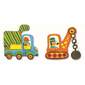 Detské puzzle Djeco Autíčka Djeco