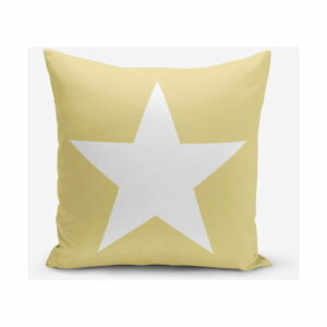 Žltá obliečka na vankúš Minimalist Cushion Covers Stars