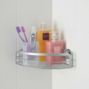 Nástenná rohová polička Metaltex Viva