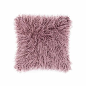 Ružový chlpatý vankúš Tiseco Home Studio Mohair