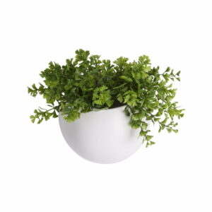 Matne biely nástenný keramický kvetináč PT LIVING Globe PT LIVING
