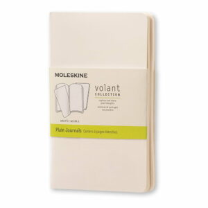 Krémovobiely zápisník Moleskine Volant