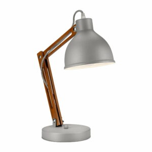 Sivá stolová lampa Lamkur Marcello LAMKUR