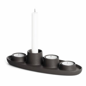 Čierny svietnik EMKO Aye Aye Four Candles EMKO