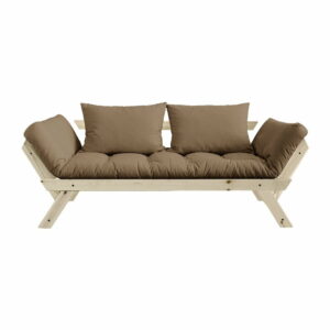Rozkladacia pohovka s hnedým poťahom Karup Design Bebop Natural/Mocca Karup Design