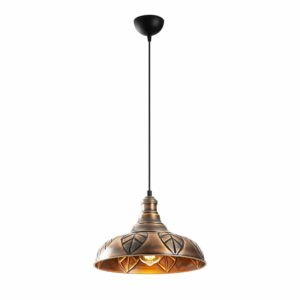 Kovové závesné svietidlo v medenej farbe Opviq lights Philip Opviq lights