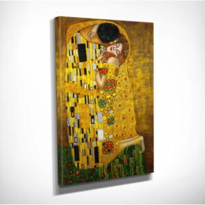 Nástenná reprodukcia na plátne Gustav Klimt The Kiss