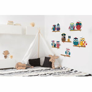 Sada samolepiek Ambiance Owls Ambiance