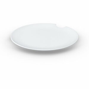 Sada 2 bielych tanierov z porcelánu 58products