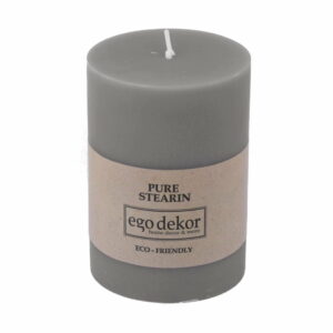 Sivá sviečka Baltic Candles Eco