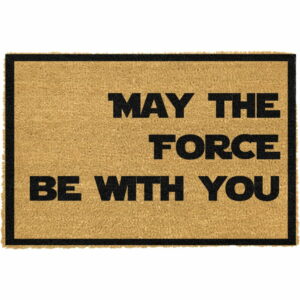 Rohožka z prírodného kokosového vlákna Artsy Doormats May The Force Be With You