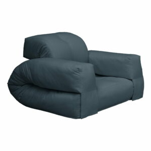 Rozkladacie kreslo s modrým poťahom Karup Design Hippo Petrol Blue Karup Design