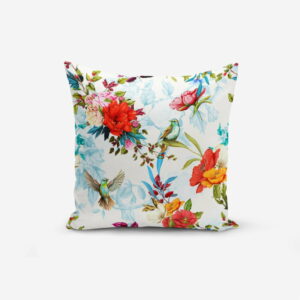 Obliečka na vankúš s prímesou bavlny Minimalist Cushion Covers Ethnic Bird