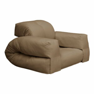 Rozkladacie kreslo s hnedým poťahom Karup Design Hippo Mocca Karup Design
