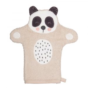 Detská rukavica na umývanie z froté bavlny Södahl Panda Södahl