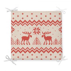 Vianočný sedák s prímesou bavlny Minimalist Cushion Covers Merry Christmas