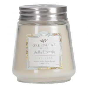 Sviečka zo sójového vosku Greenleaf Freesia