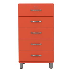 Červená vysoká komoda 60x111 cm Malibu - Tenzo Tenzo