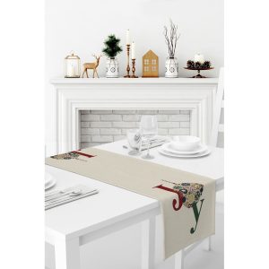 Behúň na stôl s vianočným motívom 40x140 cm – Kate Louise Kate Louise