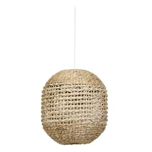 Stropné svietidlo v prírodnej farbe s tienidlom z ratanu a morskej trávy ø 42 cm Tripoli - Light & Living Light & Living