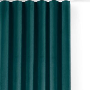 Zamatový dimout záves v petrolejovej farbe 265x300 cm Velto – Filumi Filumi