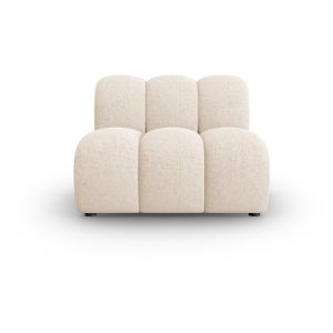 Krémovobiely modul pohovky (stredový diel) Lupine – Micadoni Home Micadoni Home