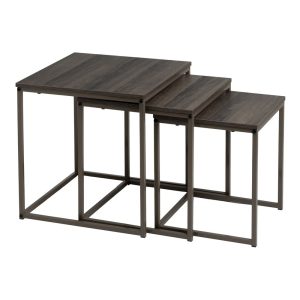 Odkladacie stolíky v súprave 3 ks 40x40 cm – Casa Selección Casa Selección