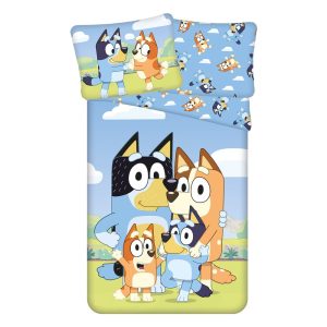 Bavlnená detská obliečka na jednolôžko 140x200 cm Bluey – Jerry Fabrics Jerry Fabrics